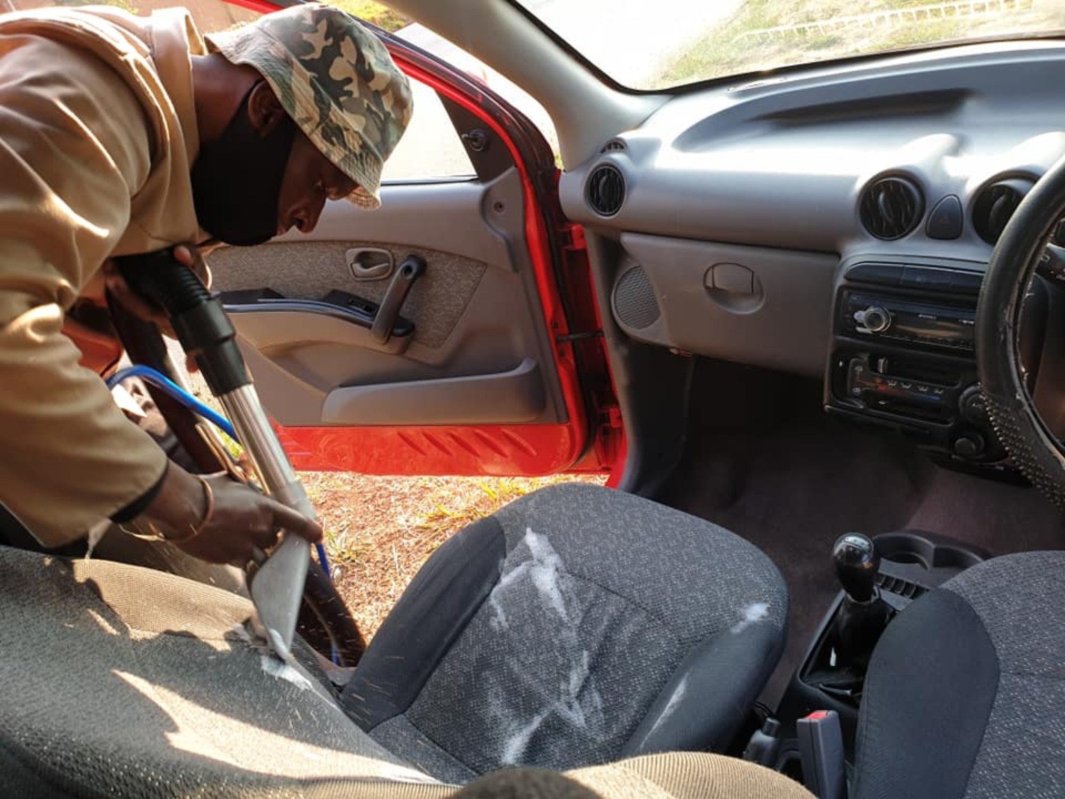 Vehicle Interior Cleaning