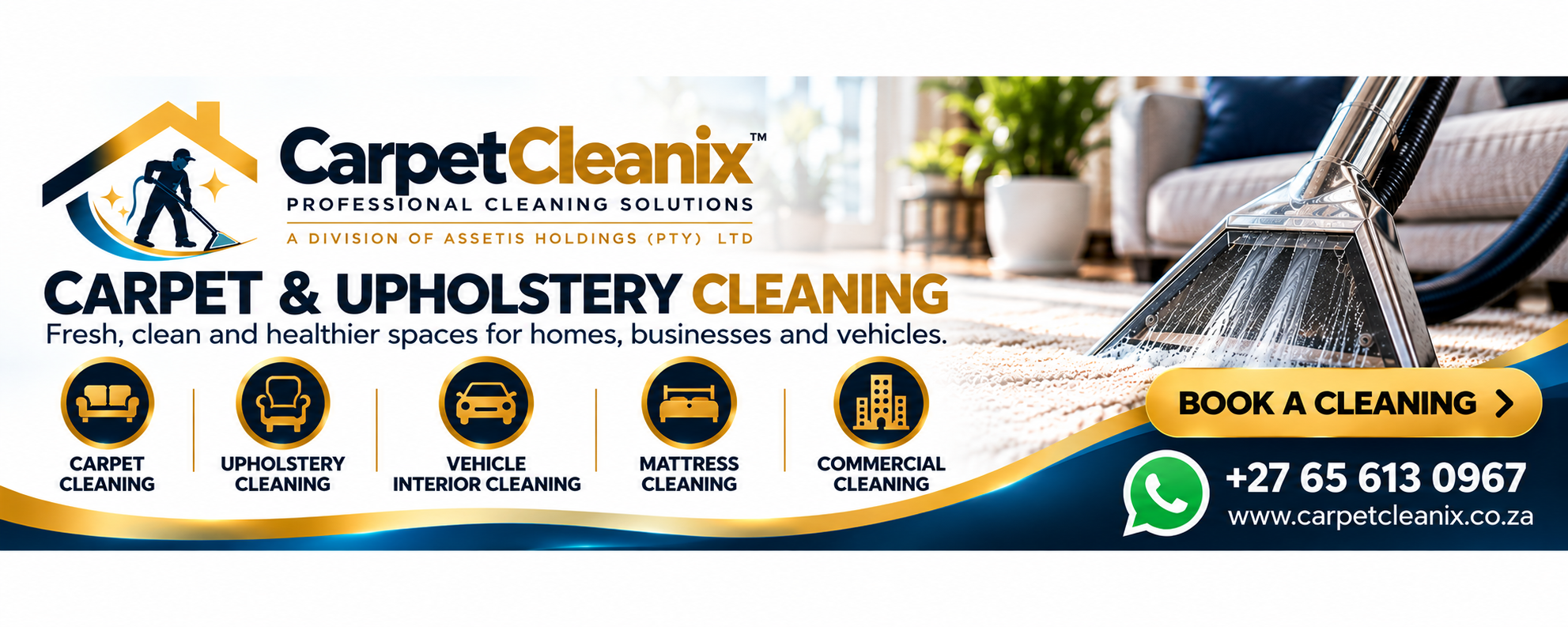 CarpetCleanix Landscape advertising creative